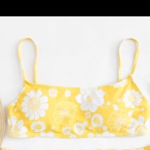 Yellow bikini top